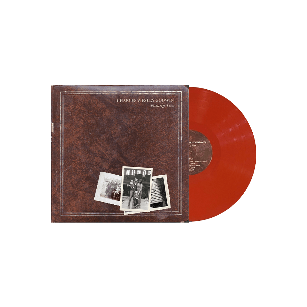 Family Ties 2x12" Vinyl - Maroon w/ Gold Swirls