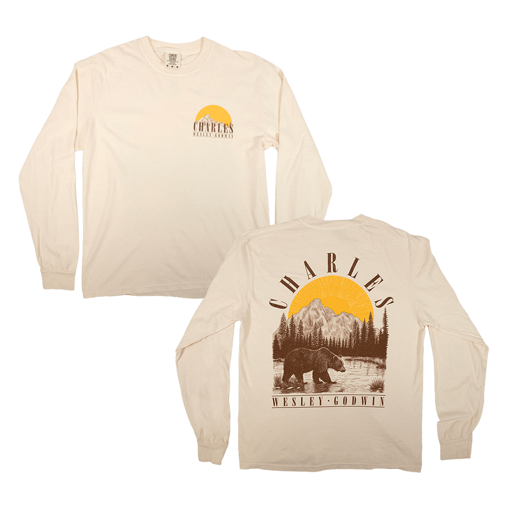 Bear Longsleeve T-Shirt - Natural