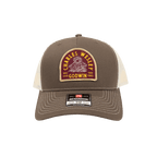 Sunset Trucker Cap - Natural/Brown